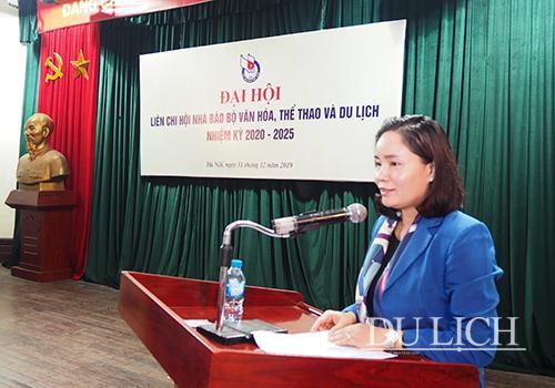 Thứ trưởng Bộ VHTTDL Trịnh Thị Thủy phát biểu chỉ đạo Đại hội